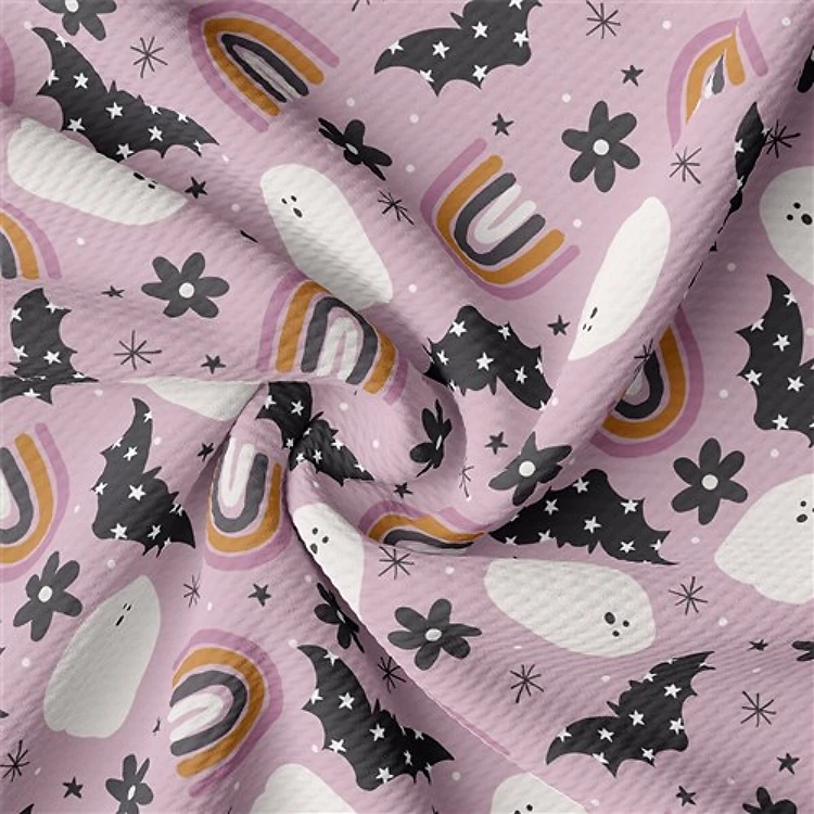 Autumn Fall Halloween Printed Liverpool Fabric AA1836 & Get a Free $89.99 Embroidery Bundle