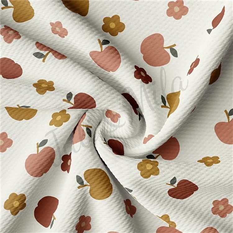 Fall Autumn Apples Fabric AA451 & Get a Free $89.99 Embroidery Bundle