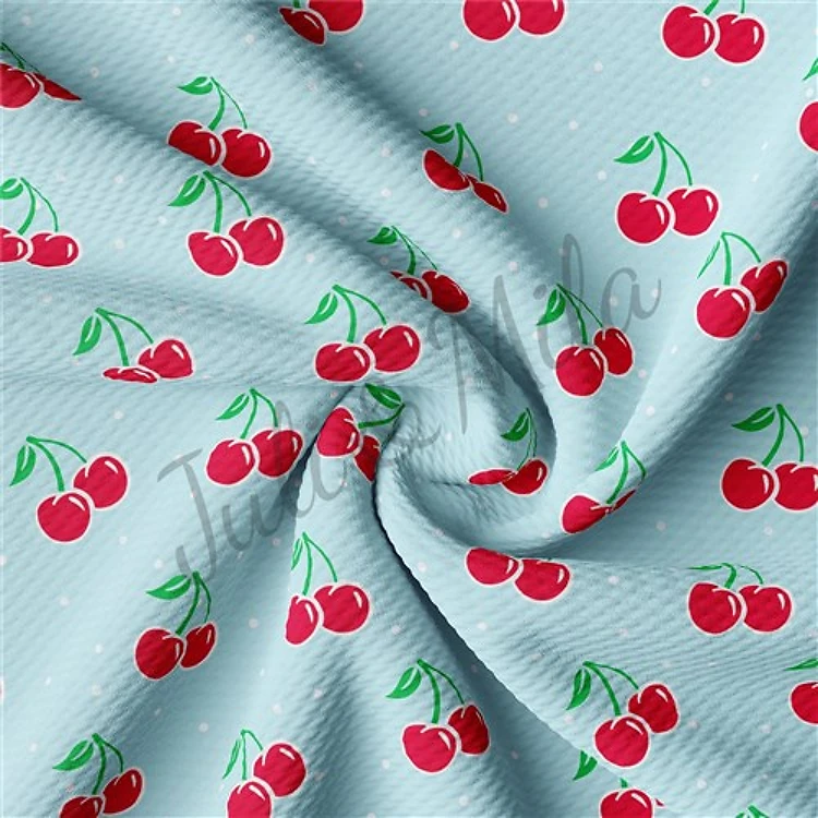 Printed Liverpool 4 Way Fabric berries & Get a Free $89.99 Embroidery Bundle