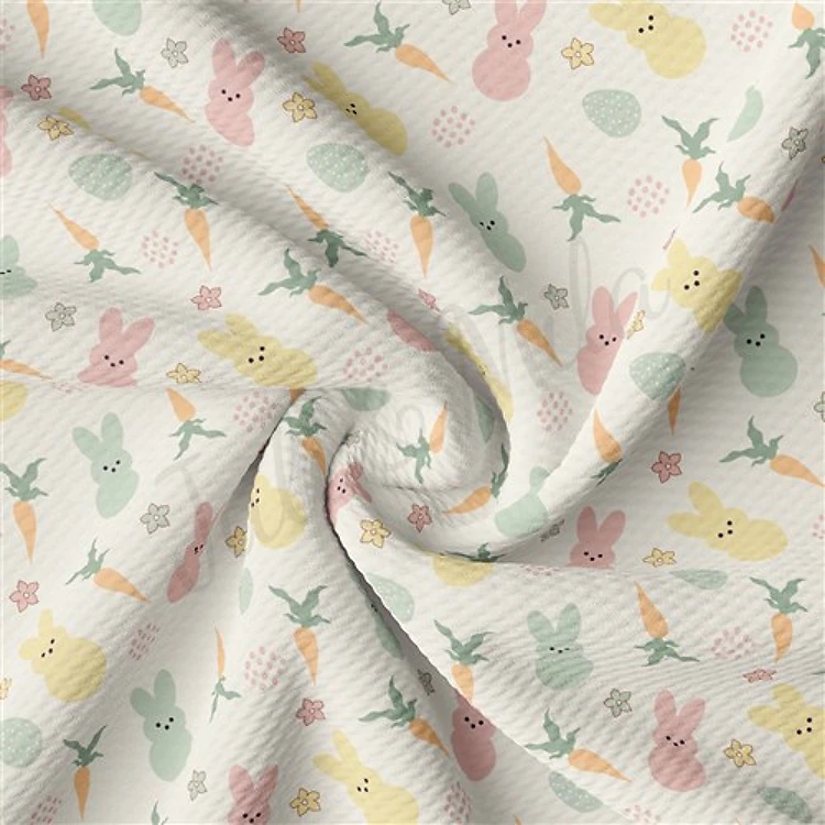 Easter AA2357 Liverpool Bullet Textured Stretch Solid Strip Thick Knit Jersey Fabric