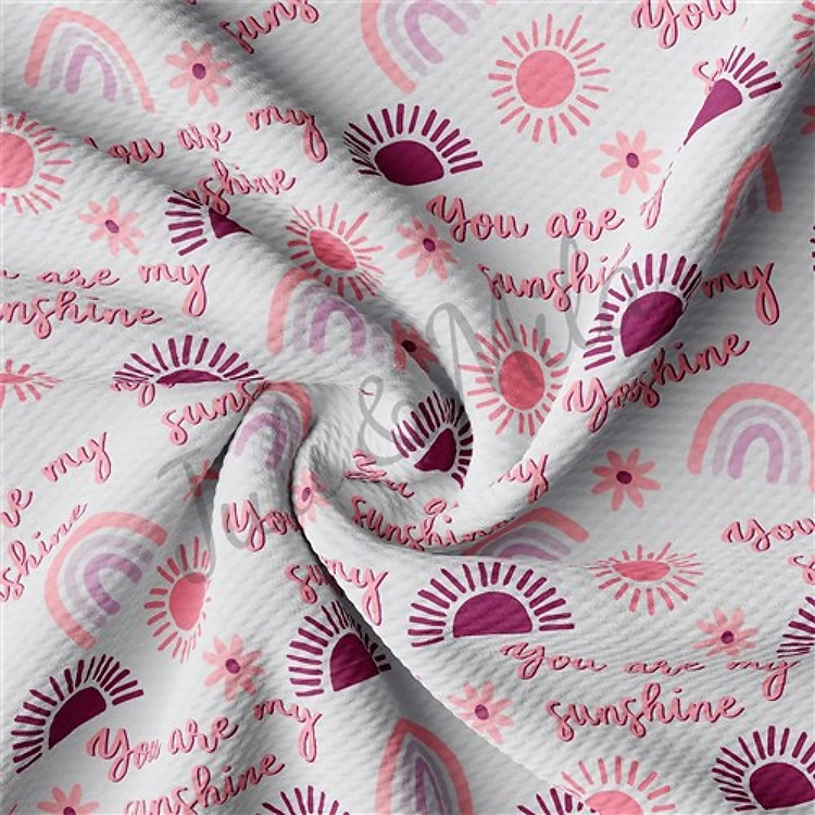 Printed Liverpool 4 Way Fabric sunshine2 & Get a Free $89.99 Embroidery Bundle
