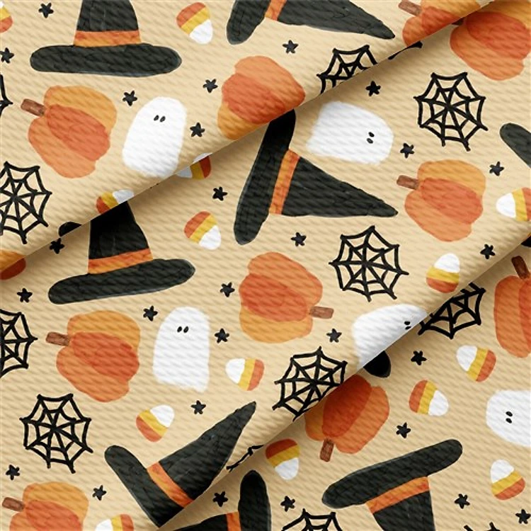 Autumn Fall Halloween Printed Liverpool Fabric AA1829 & Get a Free $89.99 Embroidery Bundle