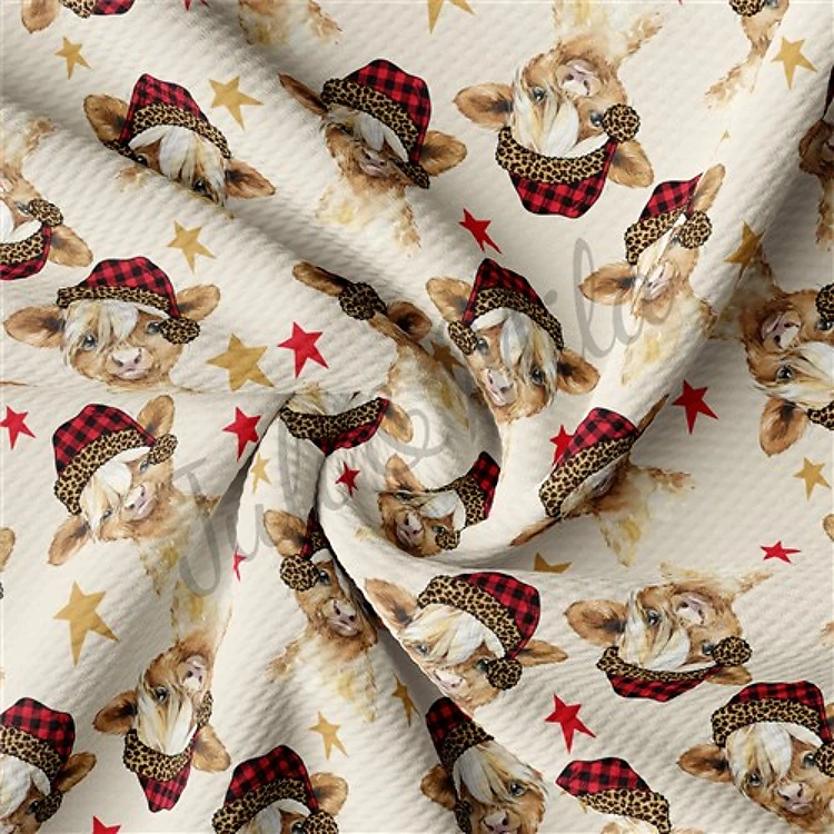 Christmas Liverpool Bullet Textured Stretch Solid Strip Thick Knit Jersey Fabric