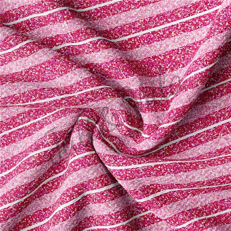 Printed Liverpool Bullet Textured Stretch Solid Strip Thick Knit Jersey Fabric