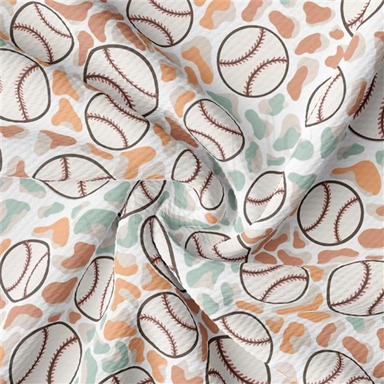 Printed Liverpool Fabric AA2510 Baseball & Get a Free $89.99 Embroidery Bundle