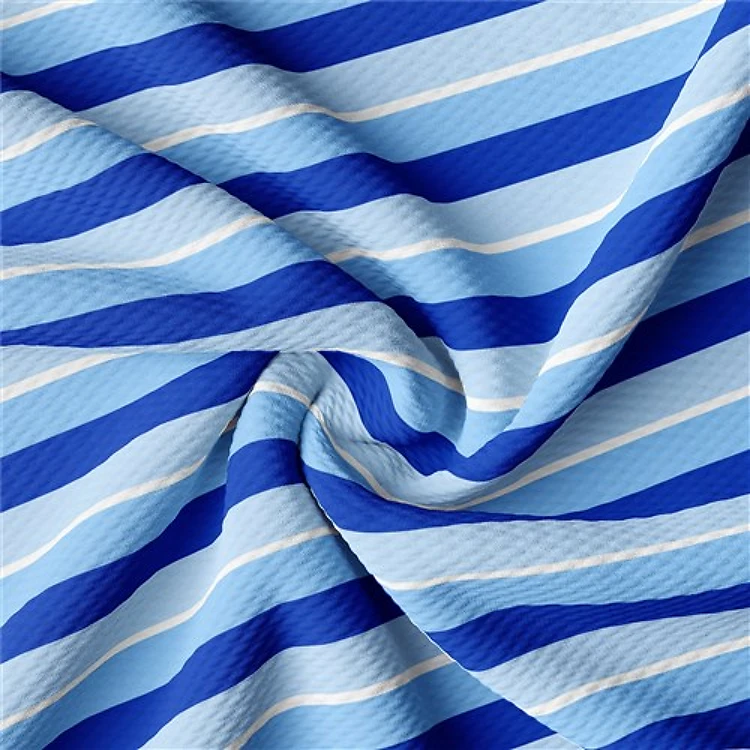 Hanukkah Printed Liverpool Bullet Textured Stretch Solid Strip Thick Knit Jersey Fabric