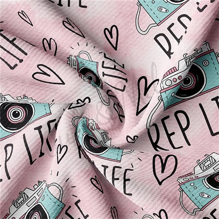 Valentine's Day Liverpool Bullet Textured Stretch Solid Strip Thick Knit Jersey Fabric
