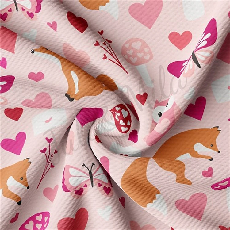 Valentine's Day Liverpool Bullet Textured Stretch Solid Strip Thick Knit Jersey Fabric