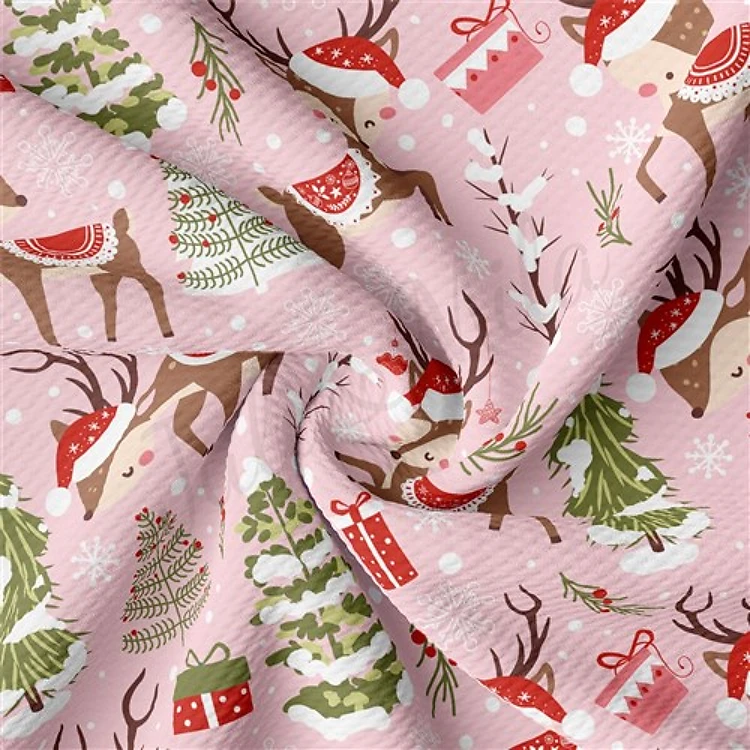 Christmas Printed Liverpool Fabric AA2182 & Get a Free $89.99 Embroidery Bundle