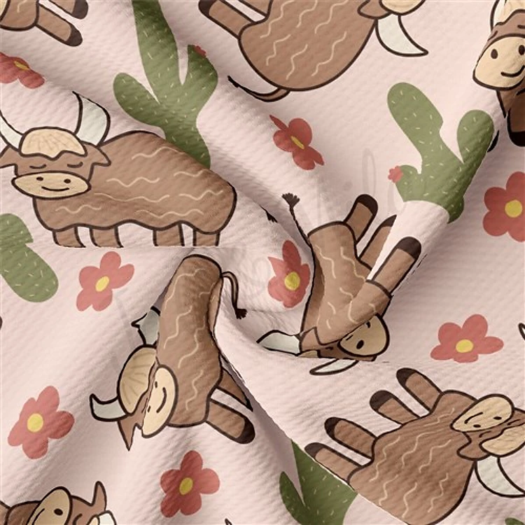 Western Boho Butterflies Printed Liverpool AA1901 buffalo & Get a Free $89.99 Embroidery Bundle