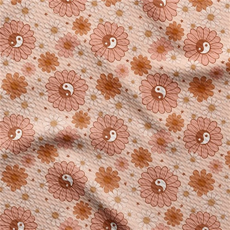 Printed Liverpool Bullet Textured Stretch Solid Strip Thick Knit Jersey Fabric