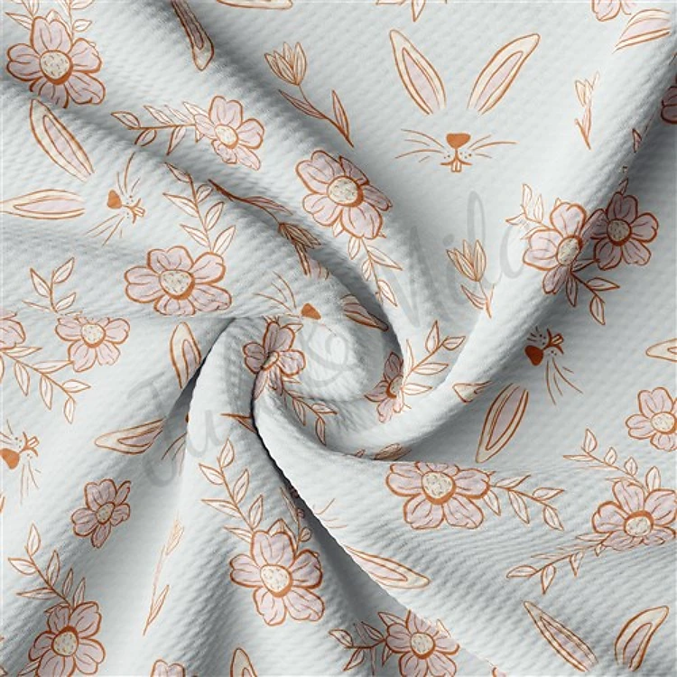 Easter AA1262 Liverpool Bullet Textured Stretch Solid Strip Thick Knit Jersey Fabric