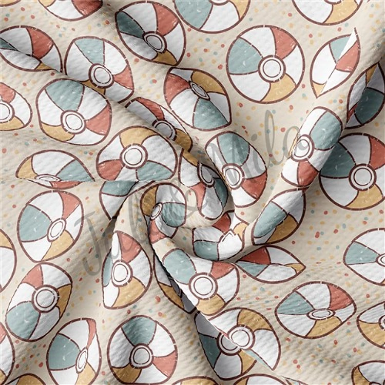 Summer Printed Liverpool 4 Way Fabric ball & Get a Free $89.99 Embroidery Bundle