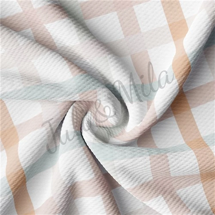 Easter cell14 Liverpool Bullet Textured Stretch Solid Strip Thick Knit Jersey Fabric