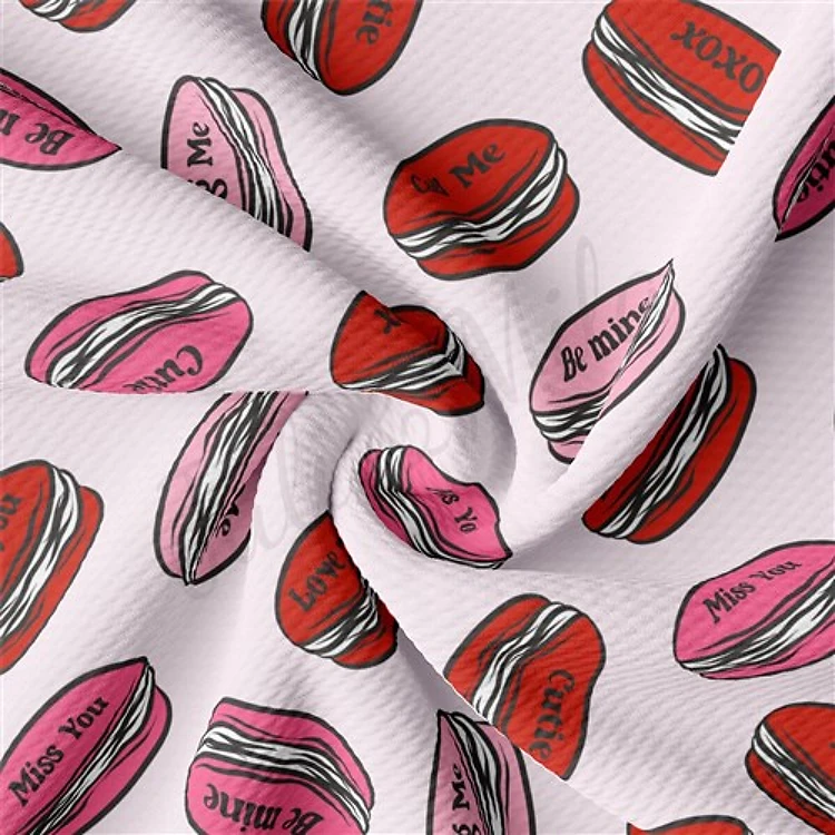 Valentine's Day Liverpool Bullet Textured Stretch Solid Strip Thick Knit Jersey Fabric