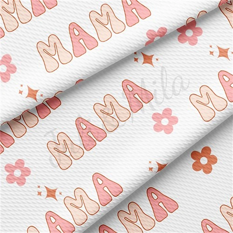Mama Printed Liverpool Mother's Day Fabric AA1395 & Get a Free $89.99 Embroidery Bundle