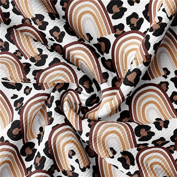 Printed Liverpool Bullet Textured Stretch Solid Strip Thick Knit Jersey Fabric