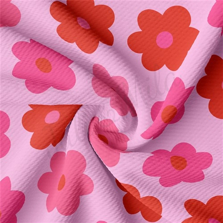 Valentine's Day Liverpool Bullet Textured Stretch Solid Strip Thick Knit Jersey Fabric
