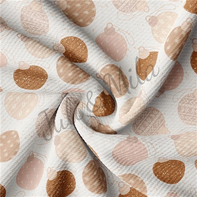 Christmas Printed Liverpool Bullet Textured Stretch Solid Strip Thick Knit Jersey Fabric