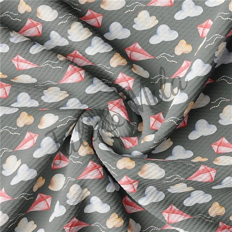 Easter Printed Liverpool Fabric Egg Bunny Pastel(E41) & Get a Free $89.99 Embroidery Bundle