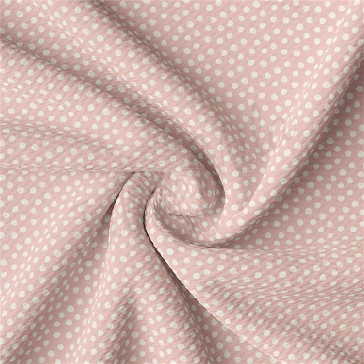 Easter AA2331 Liverpool Bullet Textured Stretch Solid Strip Thick Knit Jersey Fabric
