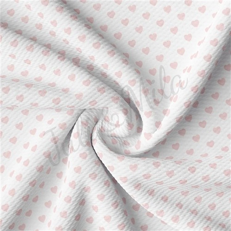 Valentine's Day Liverpool Bullet Textured Stretch Solid Strip Thick Knit Jersey Fabric