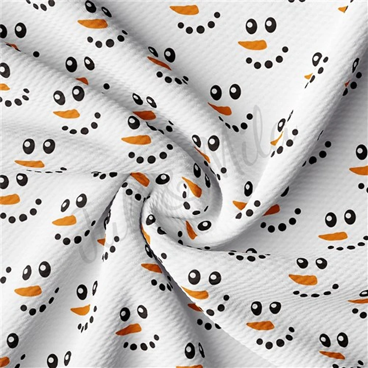 Christmas Liverpool Bullet Textured Stretch Solid Strip Thick Knit Jersey Fabric