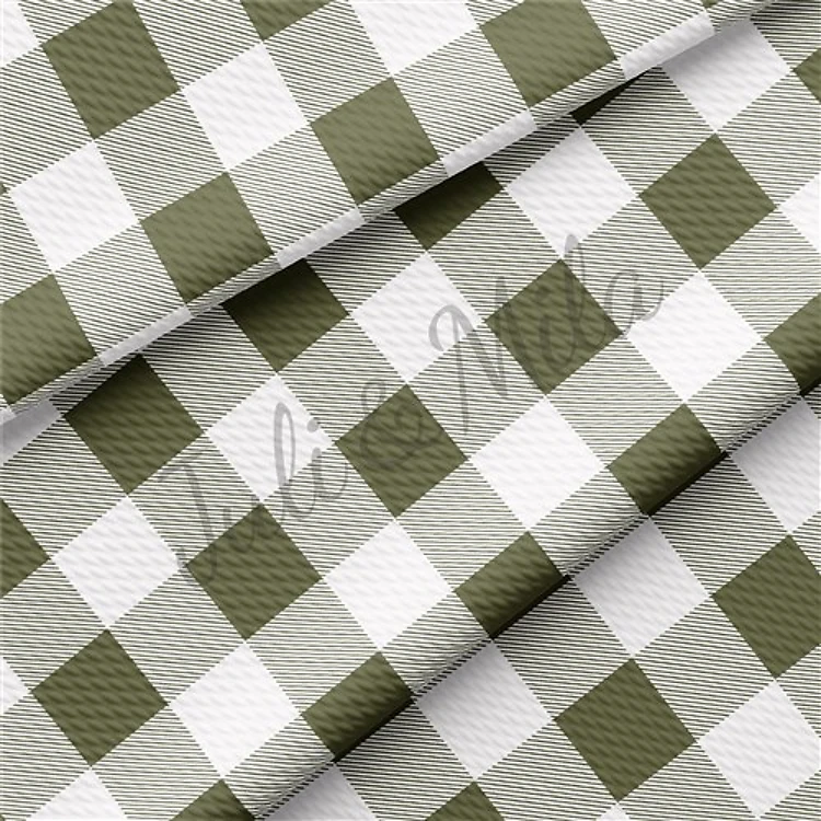 Christmas Plaid Printed Liverpool Bullet Textured Stretch Solid Strip Thick Knit Jersey Fabric