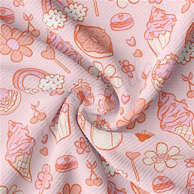 Valentine's Day Liverpool Bullet Textured Stretch Solid Strip Thick Knit Jersey Fabric