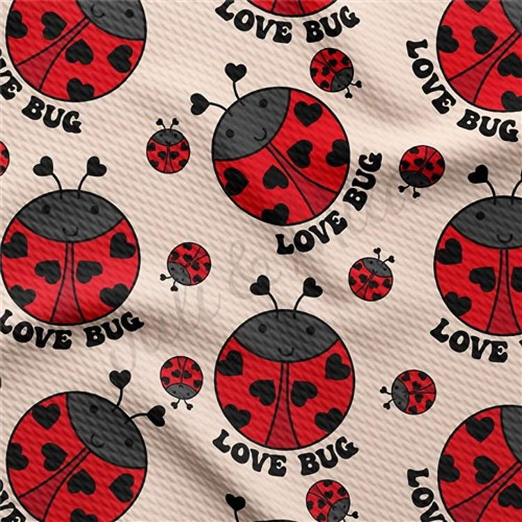 Valentine's Day Liverpool Bullet Textured Stretch Solid Strip Thick Knit Jersey Fabric