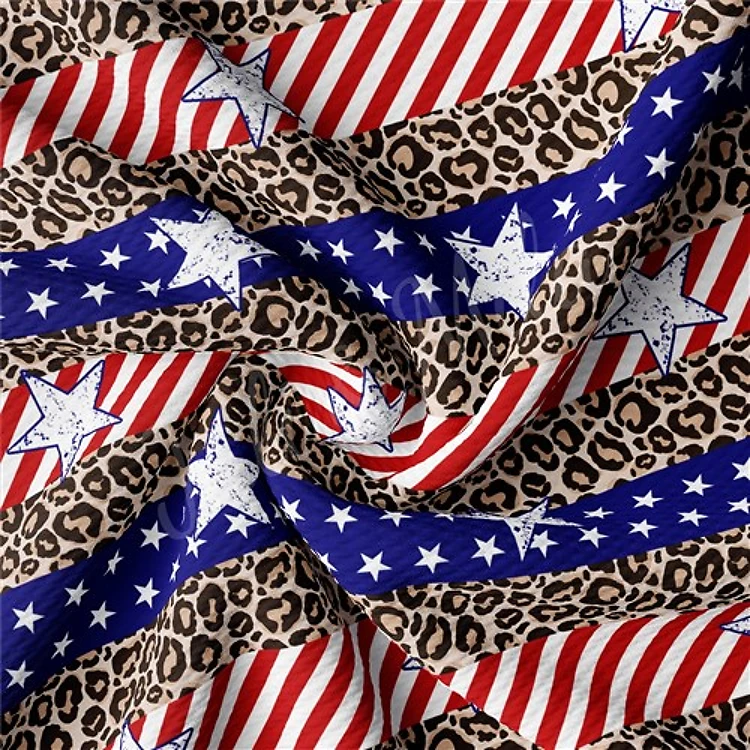 4th of July Printed Liverpool Patriotic AA1505 & Get a Free $89.99 Embroidery Bundle