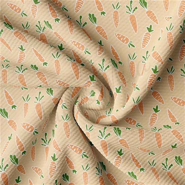 Easter AA2325 Liverpool Bullet Textured Stretch Solid Strip Thick Knit Jersey Fabric