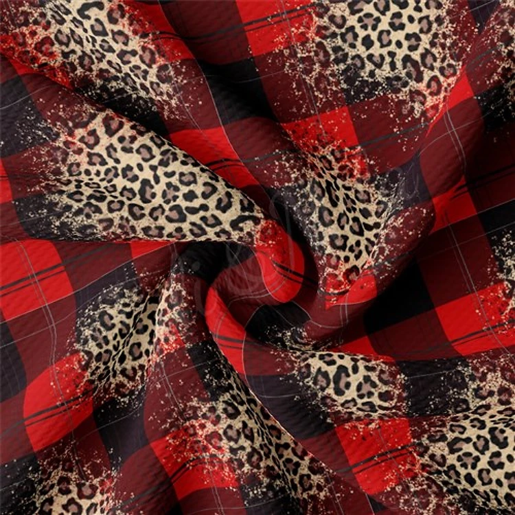 Christmas Christmas Liverpool Bullet Textured Stretch Solid Strip Thick Knit Jersey Fabric