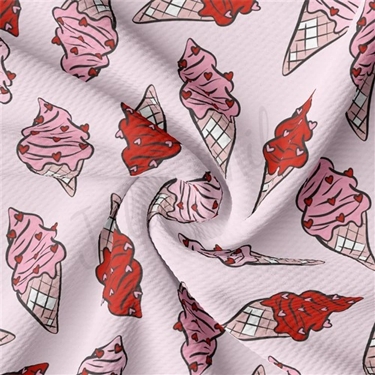 Valentine's Day Liverpool Bullet Textured Stretch Solid Strip Thick Knit Jersey Fabric
