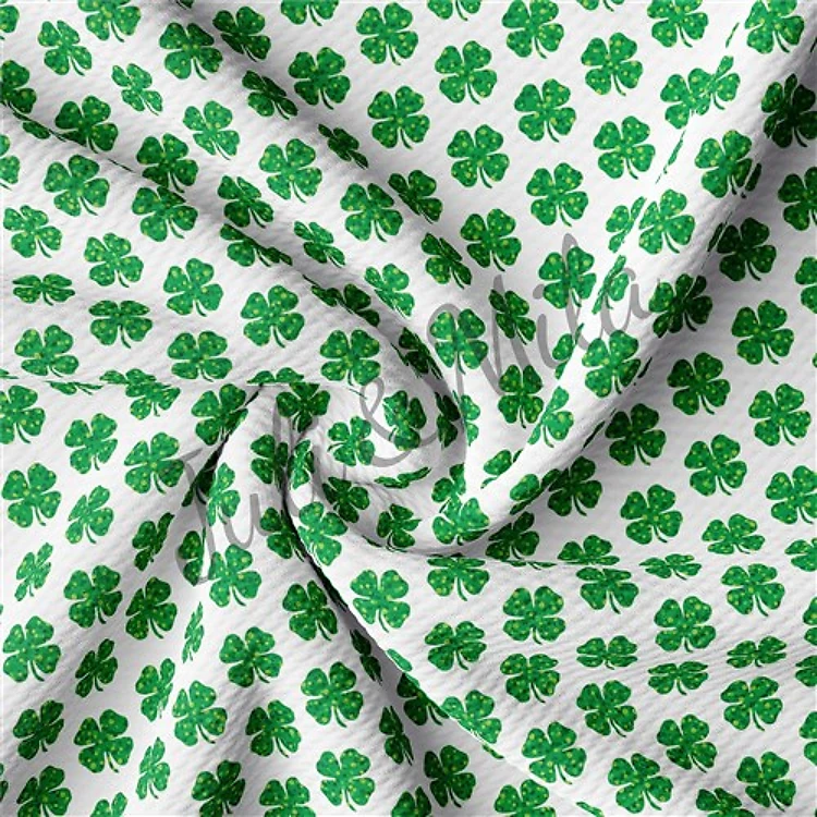 St. Patrick's Day Printed Liverpool Stretch Solid Strip & Get a Free $89.99 Embroidery Bundle