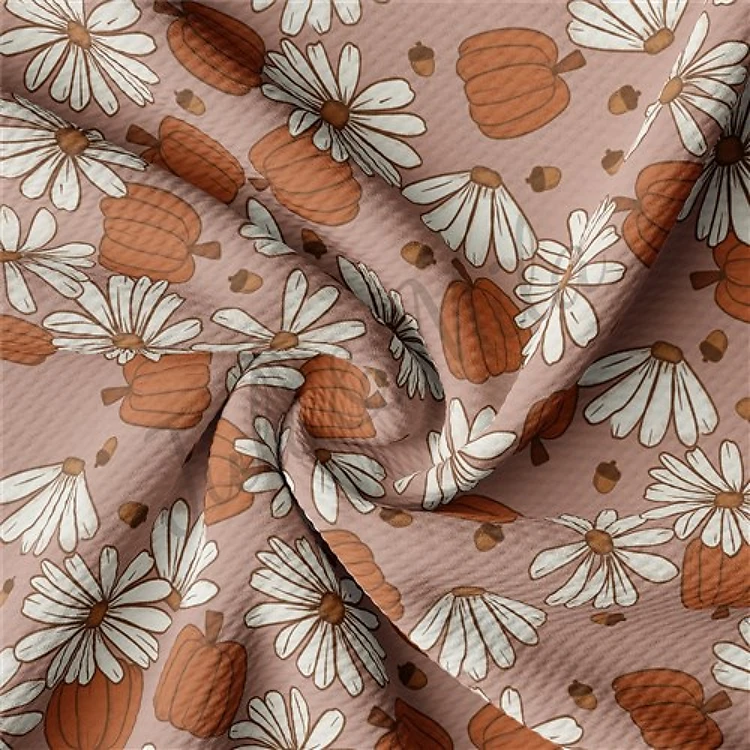 Fall Autumn Pumpkin Halloween Fabric AA441 & Get a Free $89.99 Embroidery Bundle