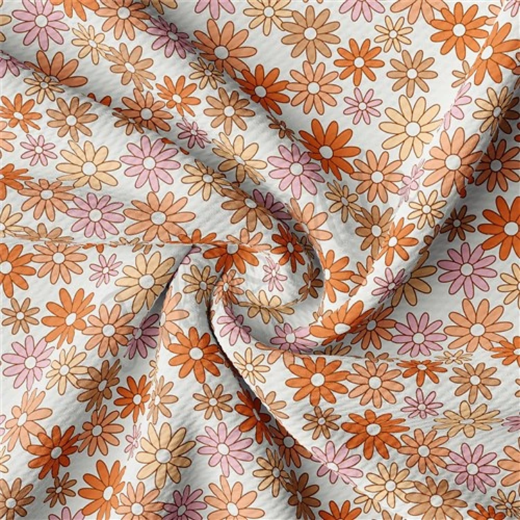 Printed Liverpool Bullet Textured Stretch Solid Strip Thick Knit Jersey Fabric
