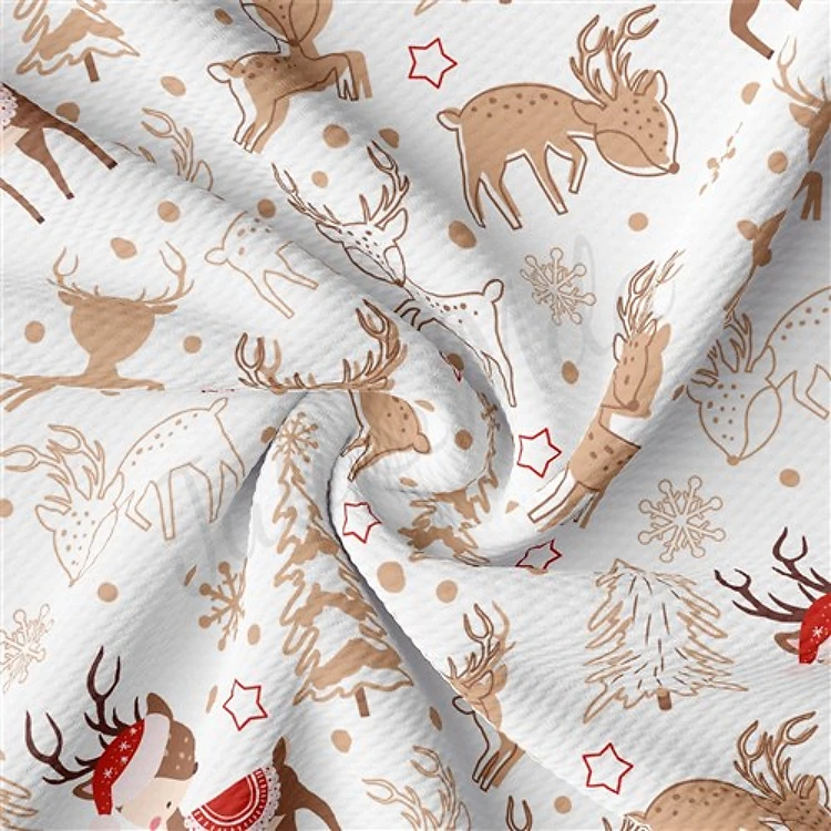 Christmas Printed Liverpool Fabric AA2165 & Get a Free $89.99 Embroidery Bundle