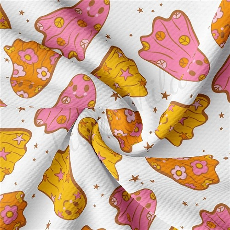 Fall Autumn Pumpkin Halloween Printed ghosts AA1861 & Get a Free $89.99 Embroidery Bundle