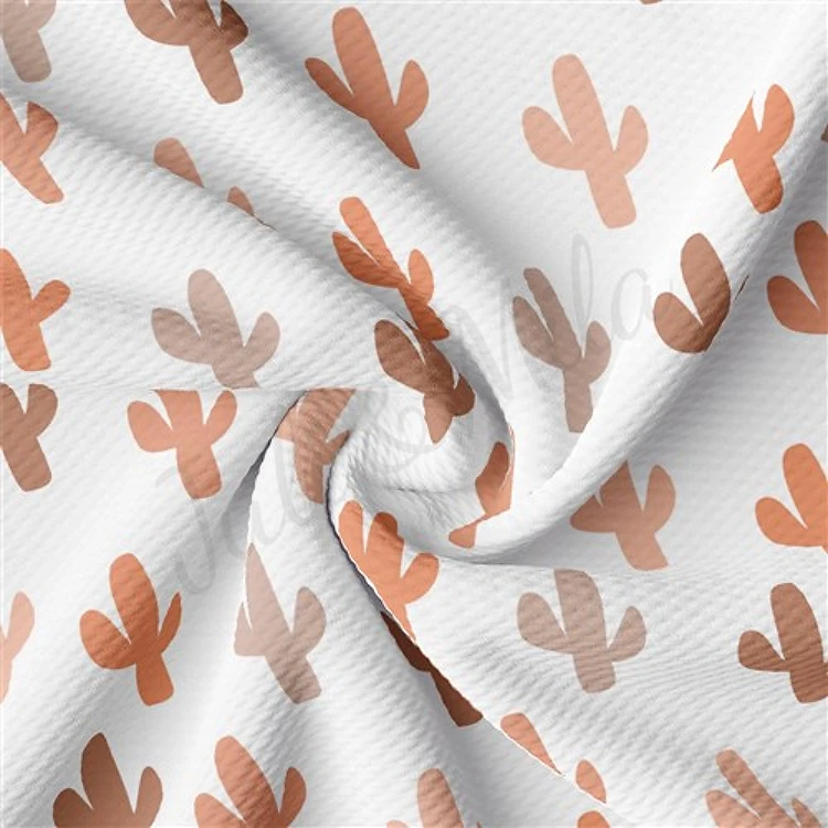 Western Boho Printed Liverpool 4 Way AA1900 cacti & Get a Free $89.99 Embroidery Bundle