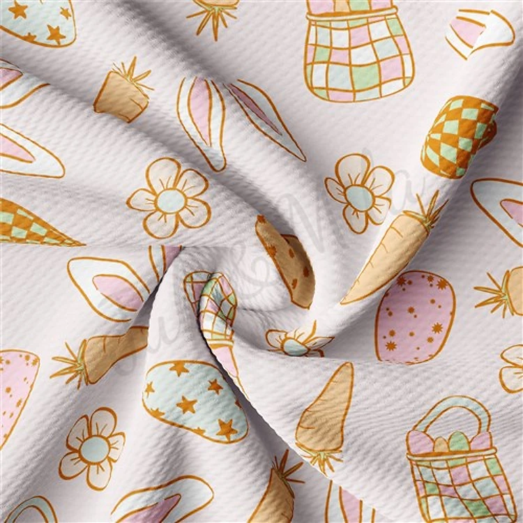 Easter Printed Liverpool Fabric AA1387 & Get a Free $89.99 Embroidery Bundle