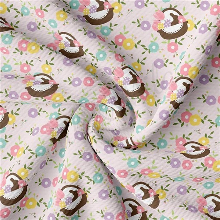 Easter AA2383 Liverpool Bullet Textured Stretch Solid Strip Thick Knit Jersey Fabric