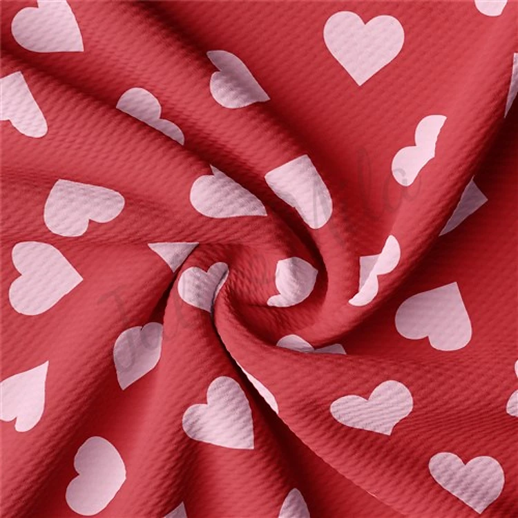 Valentine's Day Liverpool Bullet Textured Stretch Solid Strip Thick Knit Jersey Fabric