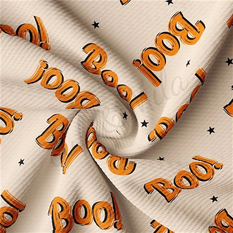 Fall AutumnPrinted Liverpool Bullet Textured Stretch Solid Strip Thick Knit Jersey Fabric