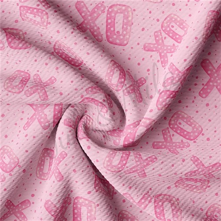 Valentine's Day Liverpool Bullet Textured Stretch Solid Strip Thick Knit Jersey Fabric