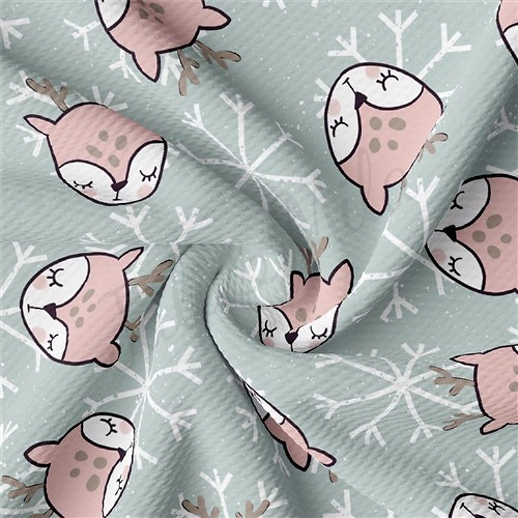 Christmas Printed Liverpool Fabric AA2198 & Get a Free $89.99 Embroidery Bundle