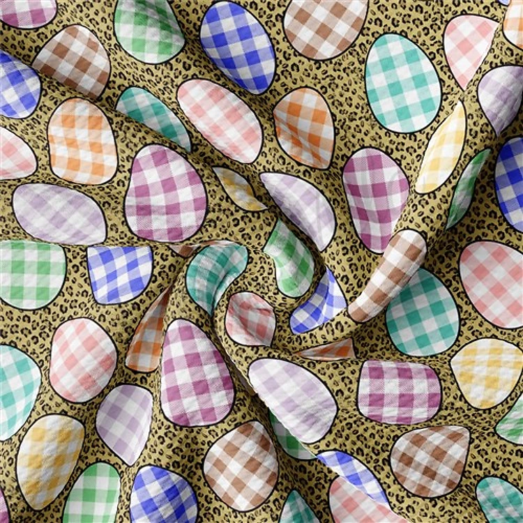 Easter Liverpool Bullet Textured Stretch Solid Strip Thick Knit Jersey Fabric