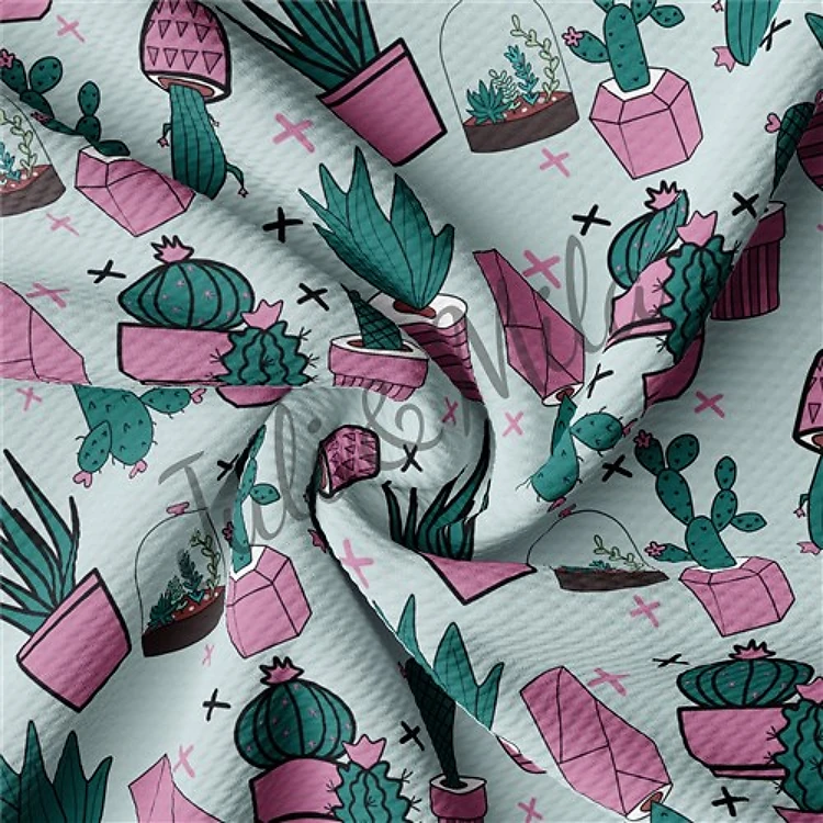 Floral Printed Liverpool 4 Way Fabric Floral78 & Get a Free $89.99 Embroidery Bundle