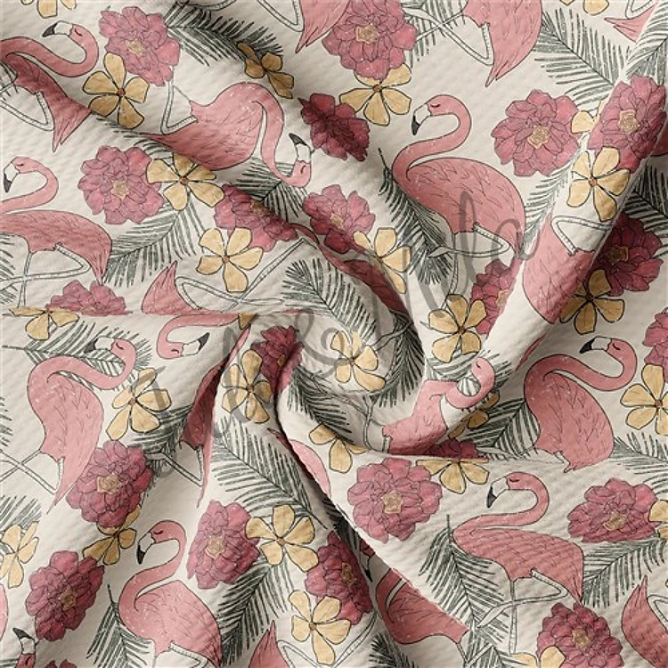 Floral Printed Liverpool 4 Way Fabric Floral62 & Get a Free $89.99 Embroidery Bundle