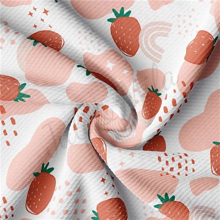 Strawberry Printed Liverpool 4 Way Liverpool AA1534 & Get a Free $89.99 Embroidery Bundle
